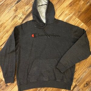 VGUC Men's Gray Champion Sweatshirt Hoodie Size XL